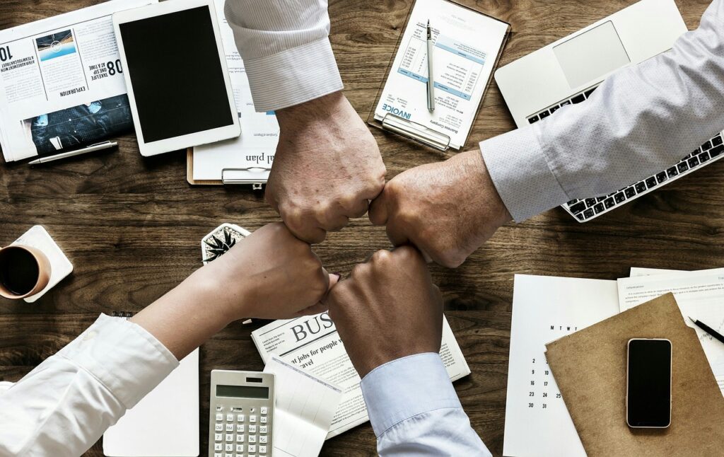 Un travail en équipe